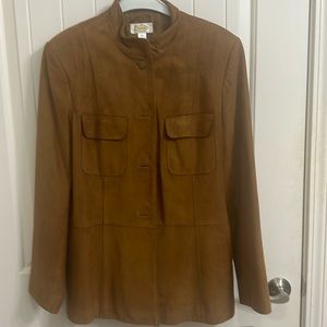 Suede jacket by Talbots. It feels like butter!